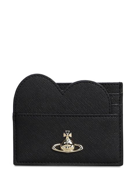 Black Orb plaque cardholder Vivienne Westwood - women VIVIENNE WESTWOOD | 54030008WS0021N402